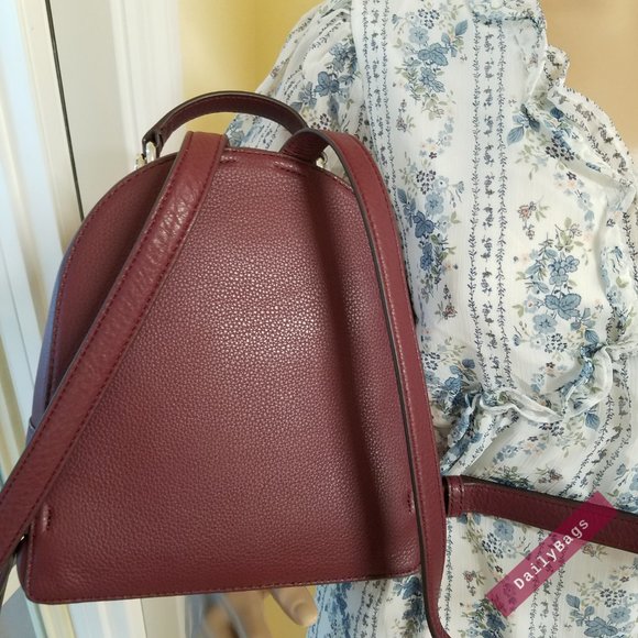 KATE SPADE MEDIUM JACKSON BACKPACK CHERRYWOOD RED - Picture 12 of 13